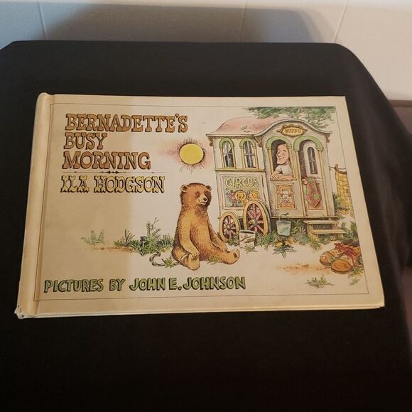 💚3/$20 Vtg Children's Book "BERNADETTE'S BUSY MORNING" by Ila Hodgson (1968) - Picture 1 of 10